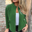 Woolen Lapel Tether Faux Pocket Suit Jacket