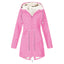 Plus Size Waterproof Sports Jacket with Fleece Lining