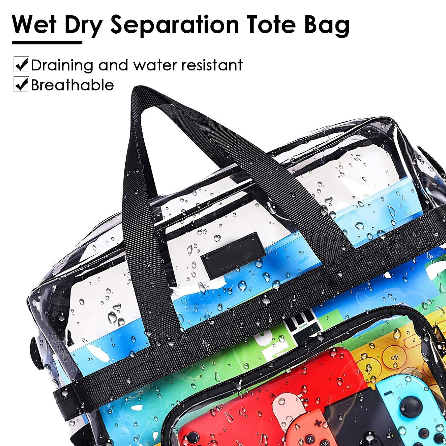 LJG Clear Crossbody Bag - Stadium Approved Transparent Tote