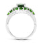 2.28 Carat Genuine Chrome Diopside Sterling Silver Ring