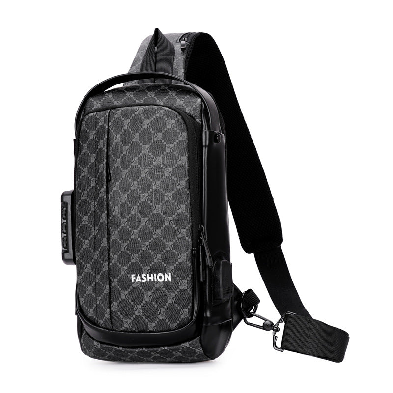 Sac à dos pour homme avec verrouillage par mot de passe - Sac messager élégant