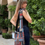Sac Hobo Rayé Patchwork de la Collection Kathmandu