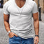 Men's Plus Size V-Neck Short Sleeve T-Shirt