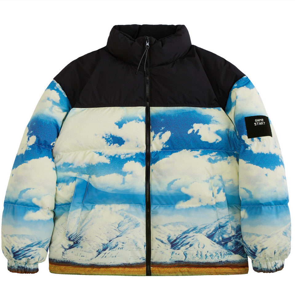 Men's Blue Sky Camouflage Warm Jacket