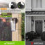 Outdoor Solar Tungsten Wire Wall Lamp - Waterproof & Elegant