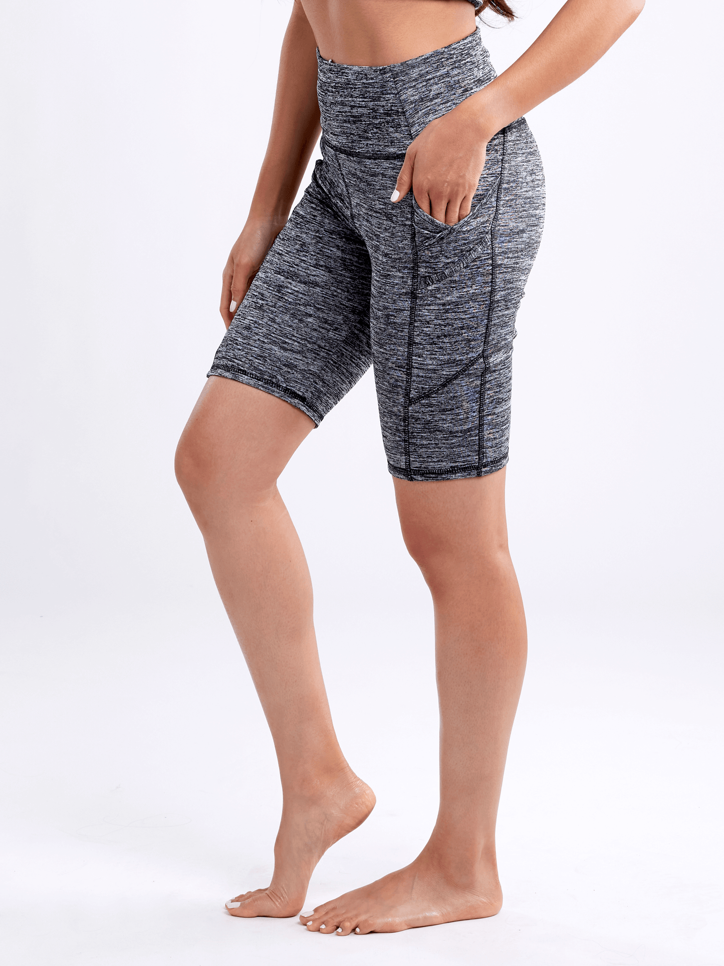 Shorts de sport taille haute JupiterGear avec poches latérales doubles