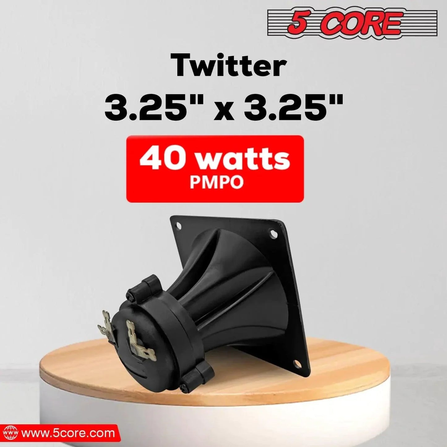5Core 40W Square Tweeter Driver for Superior Sound