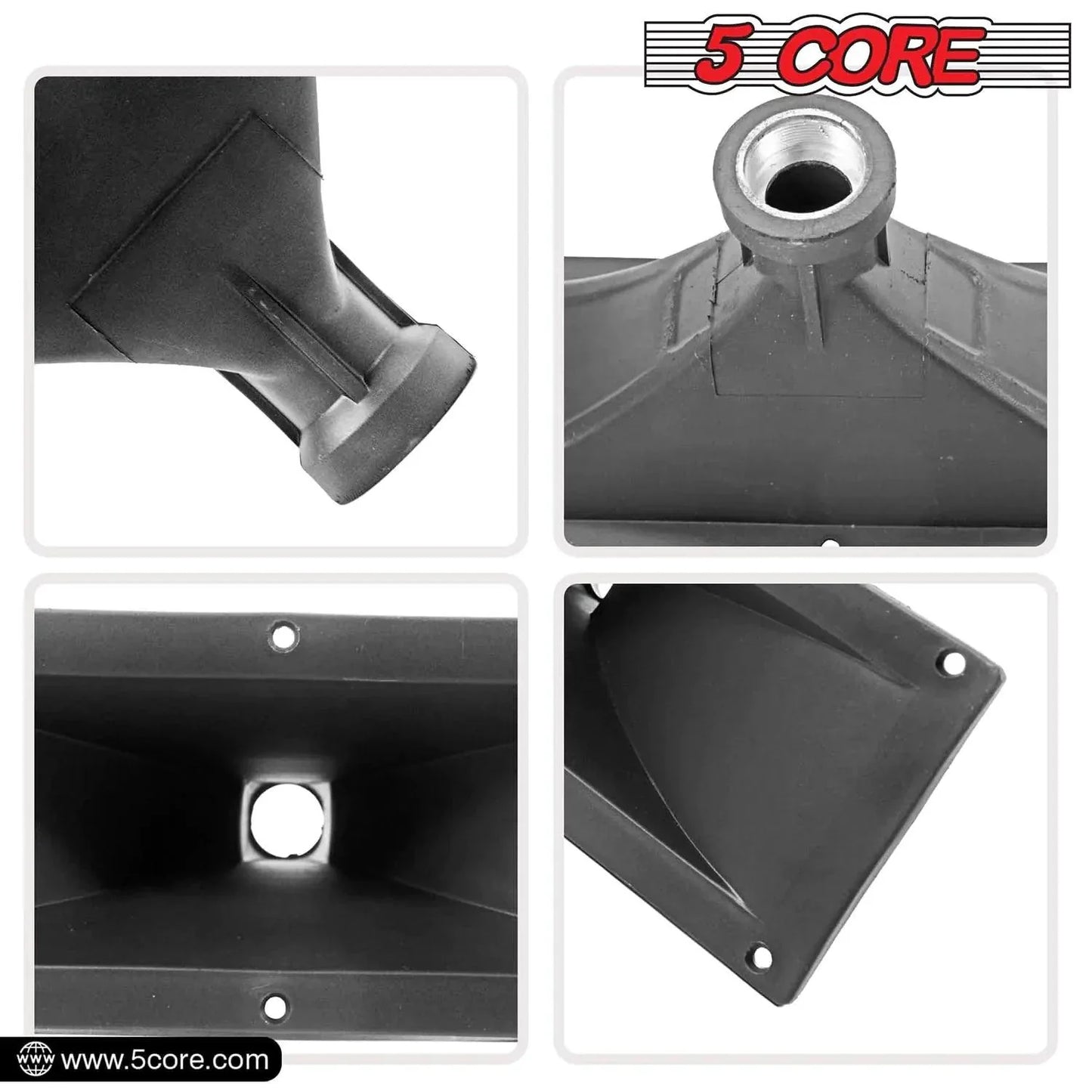 Tweeter de bocina resistente 5Core 4x10 de ajuste universal