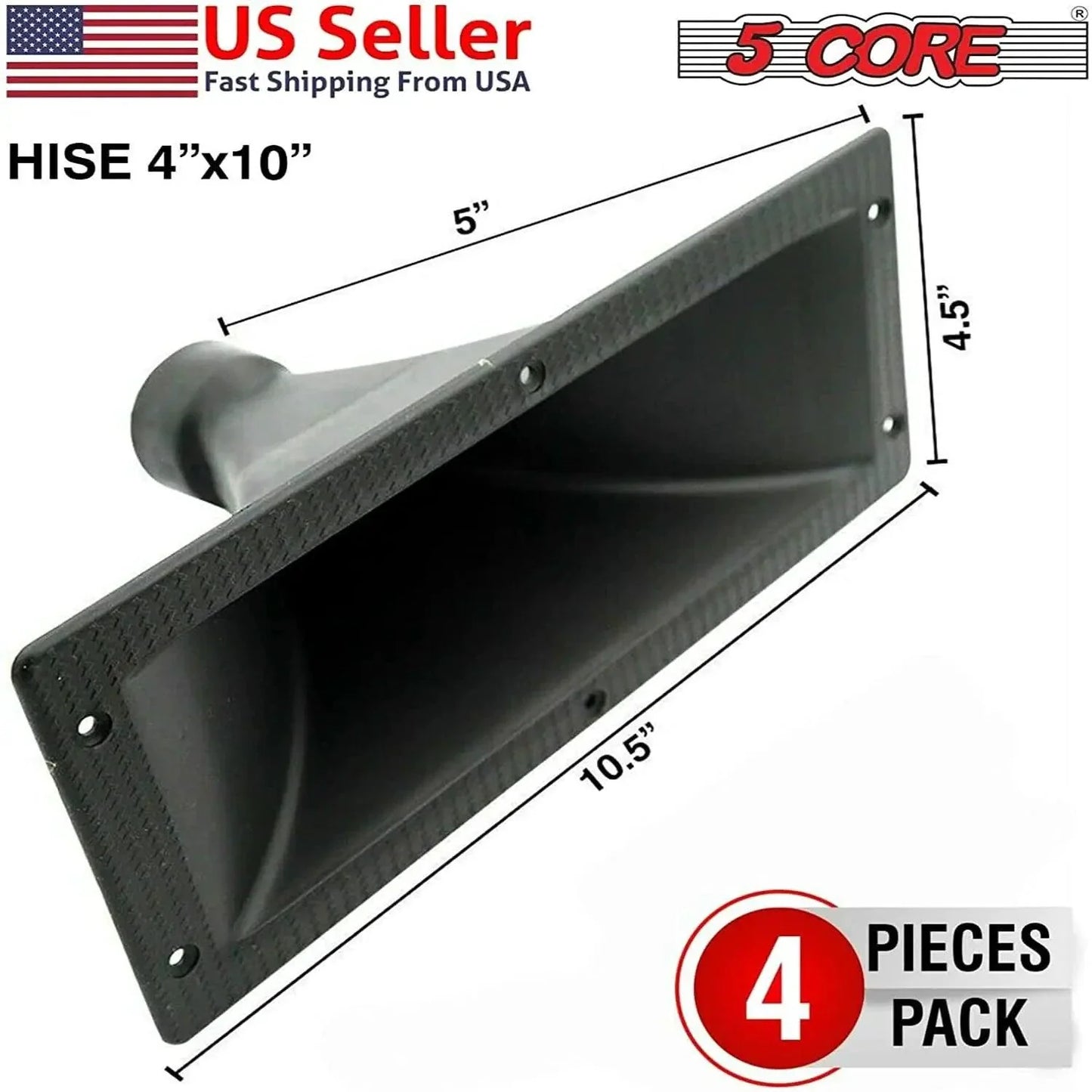 Tweeter de bocina resistente 5Core 4x10 de ajuste universal