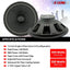 Subwoofer 5Core Max Bass de 15 Pulgadas 450W 4Ohm