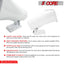 Haut-parleur à corne PA universel 5Core 50W 6x4