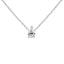 Pendentif en diamant en forme de poire en or blanc 14K avec diamant cultivé en laboratoire