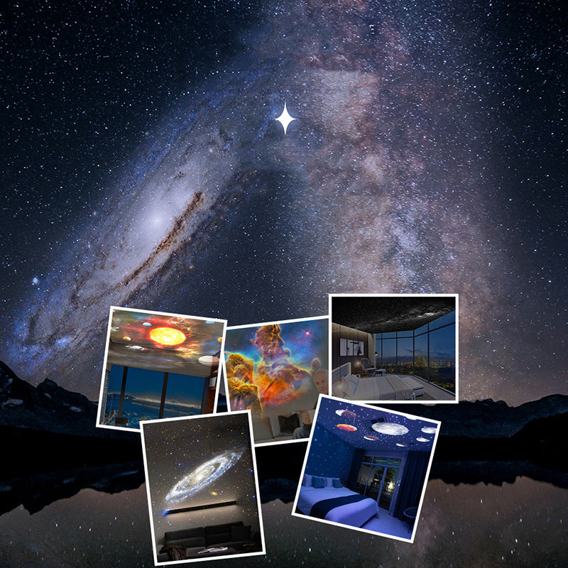 Galaxy Projector Night Light for Kids - 360° Rotating Starry Sky