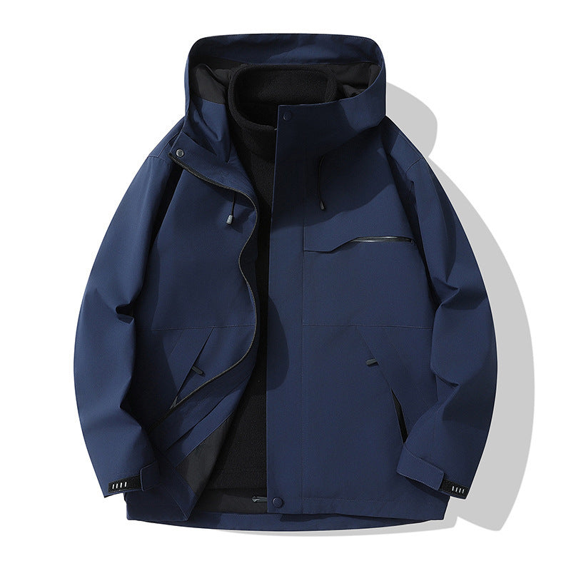 Veste de sport imperméable en coton pour homme
