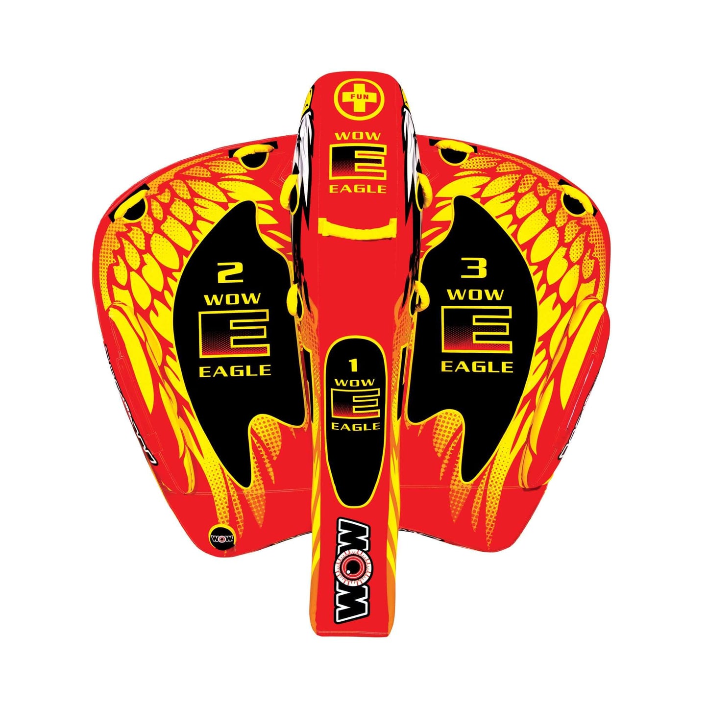 WOW Sports Eagle Tubo de Agua Remolcable Híbrido para 1-3 Personas