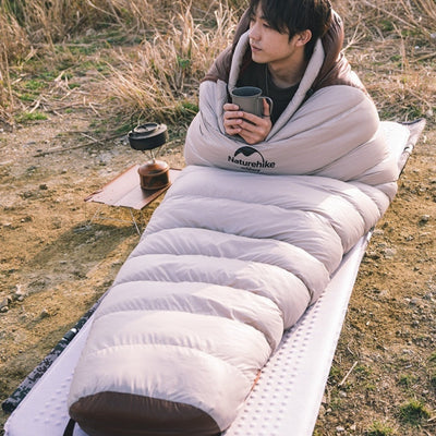 Premium Goose Down Mummy Sleeping Bag for Outdoor Comfort