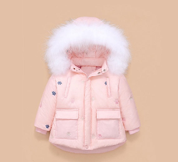 Children's Down Jacket Suit - Stylish Winter Outerwear