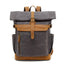 Premium Crazy Horse Leather Laptop Backpack for Travel