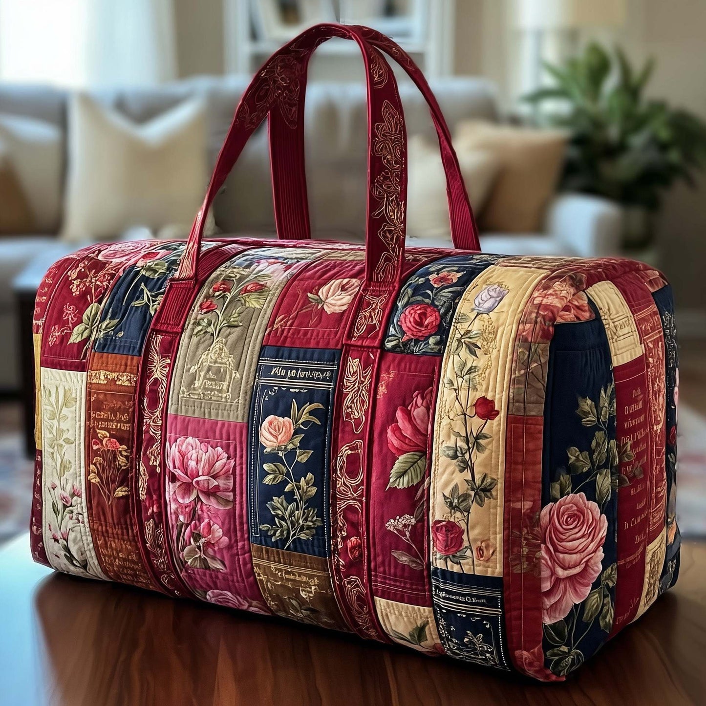 Bookwind Series Handheld Quilted Travel Bag - Multi-Functional