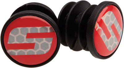 SRAM Road Handlebar End Plugs with S Logo