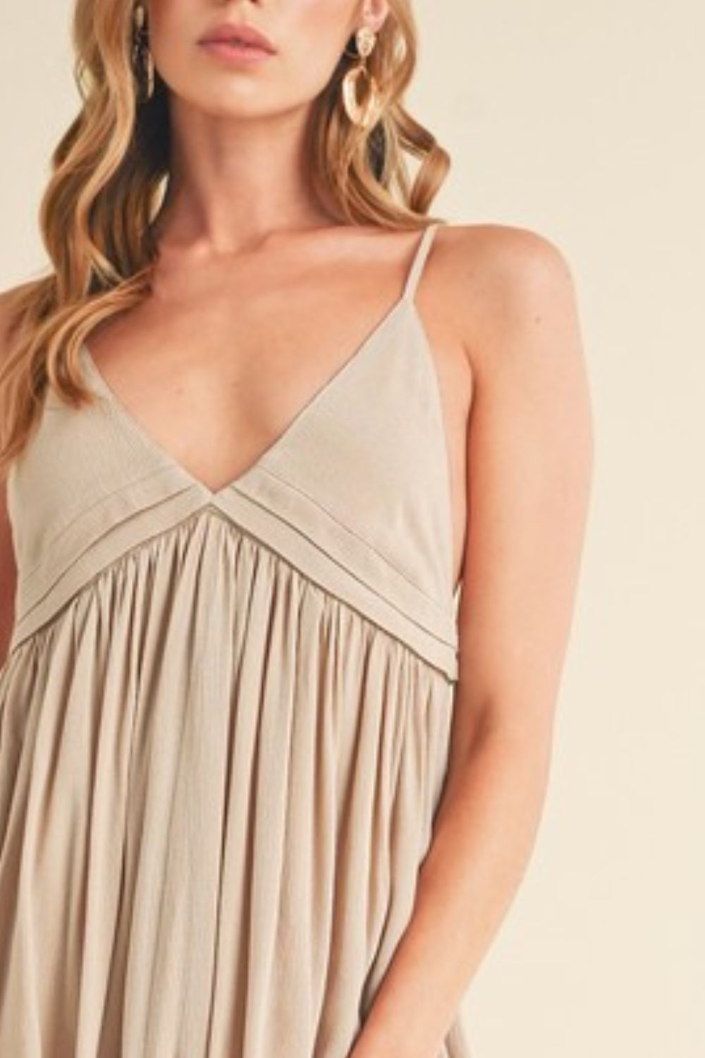 Elegant Summer Ruched Mini Cami Dress for Women – Chic, Comfortable, and Alluring with a Sculpted Fit and Daring Neckline for Special Events - Korvel