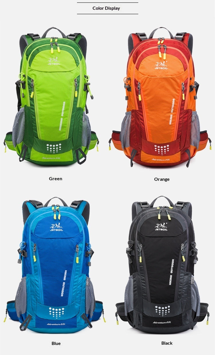 Mochila de Senderismo Impermeable Premium - Bolsa Deportiva de Doble Hombro