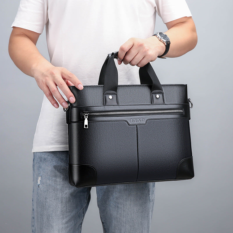 Men's Premium Business Travel Shoulder Briefcase