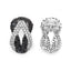 1.05 Carat Genuine Black Diamond & White Diamond Earrings