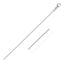 14k White Gold Round Cable Link Chain - 1.9mm