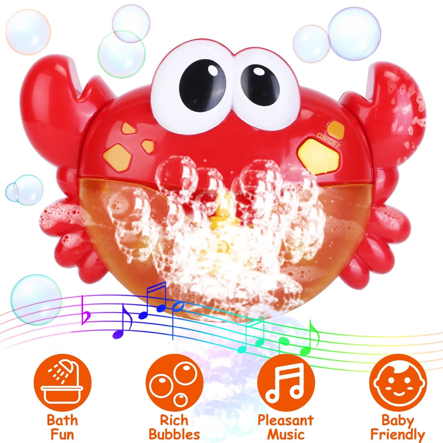 Fabricante de Burbujas Musicales de Rana para Niños Pequeños