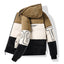 Color-Blocking Euro-American Style Reversible Cotton Jacket
