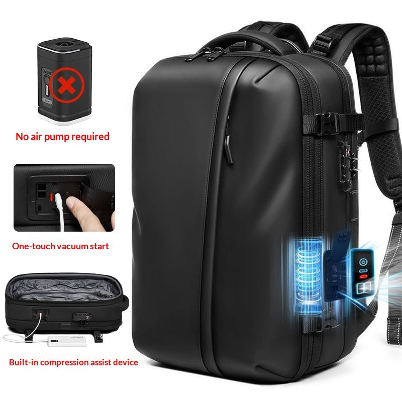 Sac à dos de voyage compressé pour hommes à grande capacité