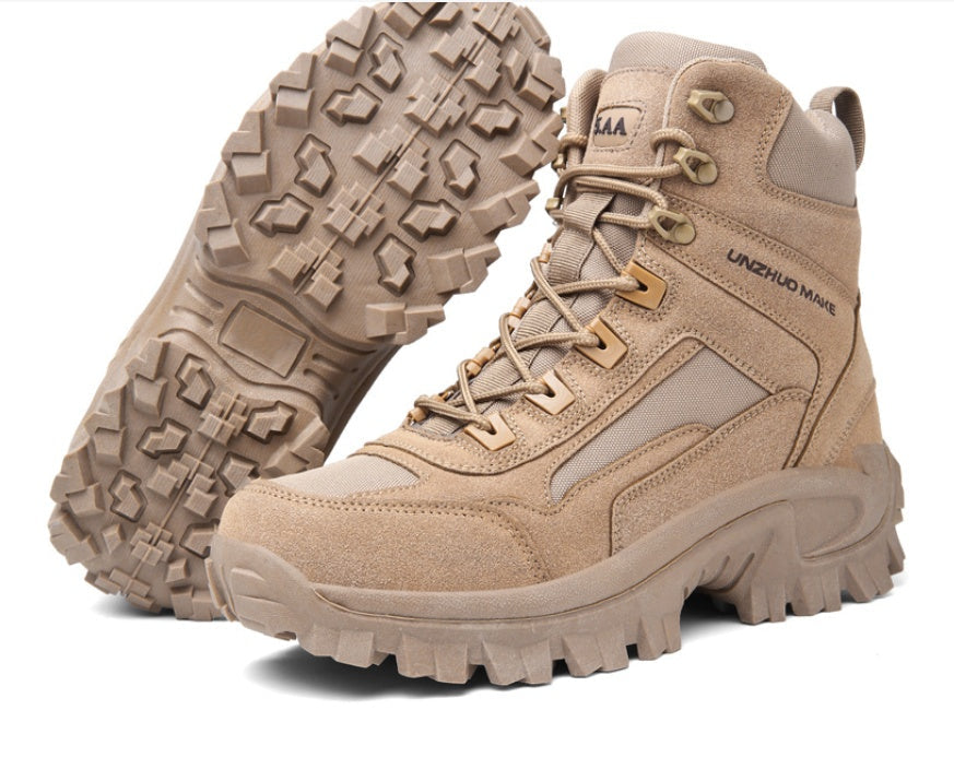 Bottes de combat montantes pour hommes pour les aventures en plein air
