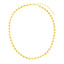 Collier en chaîne en cœur miroir en or jaune 14k