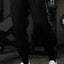 Joggers en couleur unie avec cordon de serrage pour hommes
