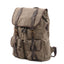Mochila de Viaje Premium con Acentos de Lona y Cuero