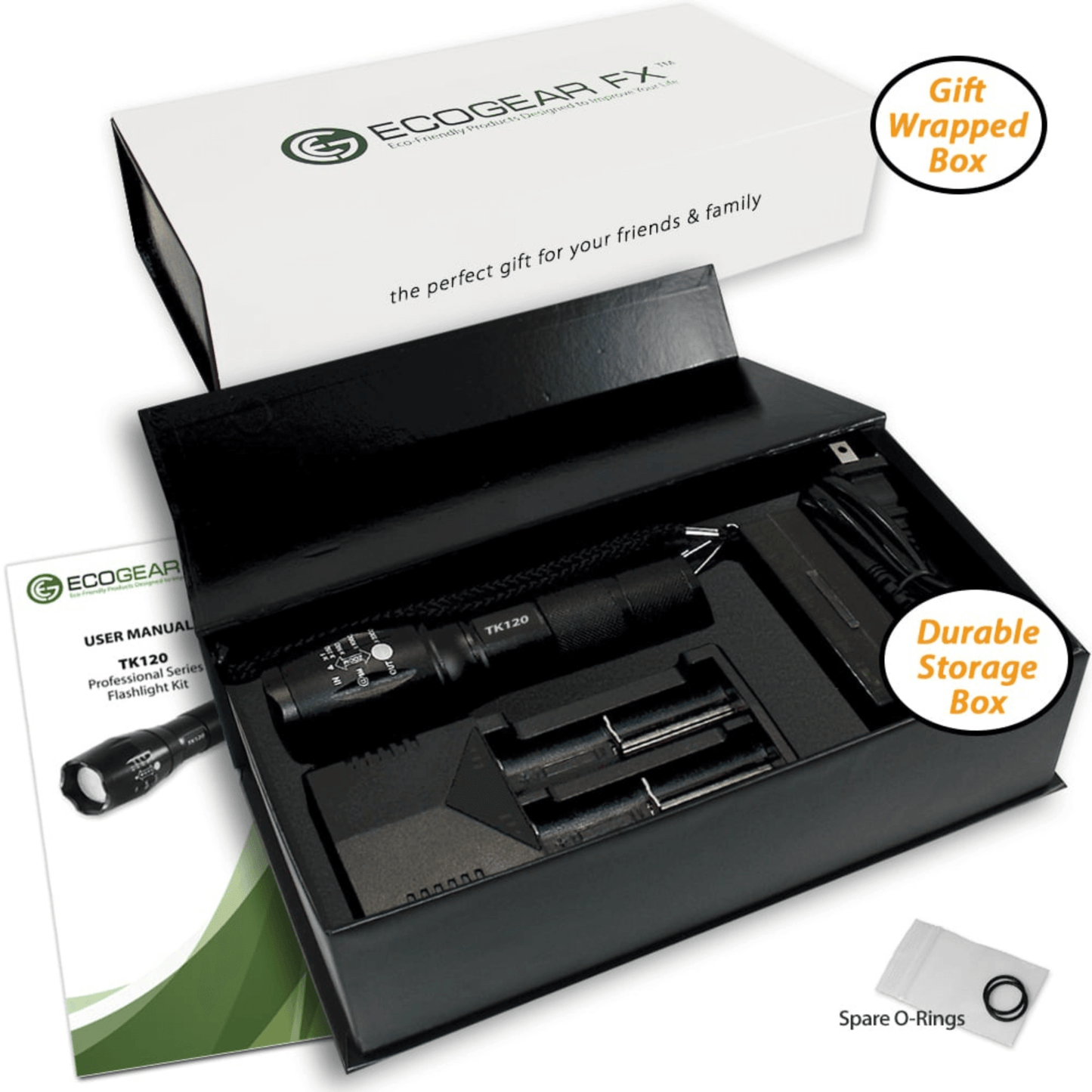 Kit de Linterna LED Profesional EcoGear FX TK120