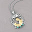 Pendentif en Émeraude Véritable de 0,09 Carat en Argent Sterling .925