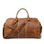 Sac de voyage en cuir véritable rétro pour homme