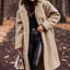 Elegant Plush Faux Fleece Long Coat for Women