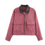 Stylish Women's Corduroy Bomber Jacket in 3 Colors