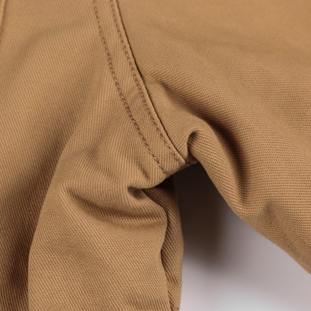 Parka d'hiver zippé pour homme avec capuche détachable