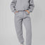 Solid Reverse Seams Hoodie and Joggers Set