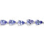 9.25 Carat Genuine Tanzanite Sterling Silver Bracelet