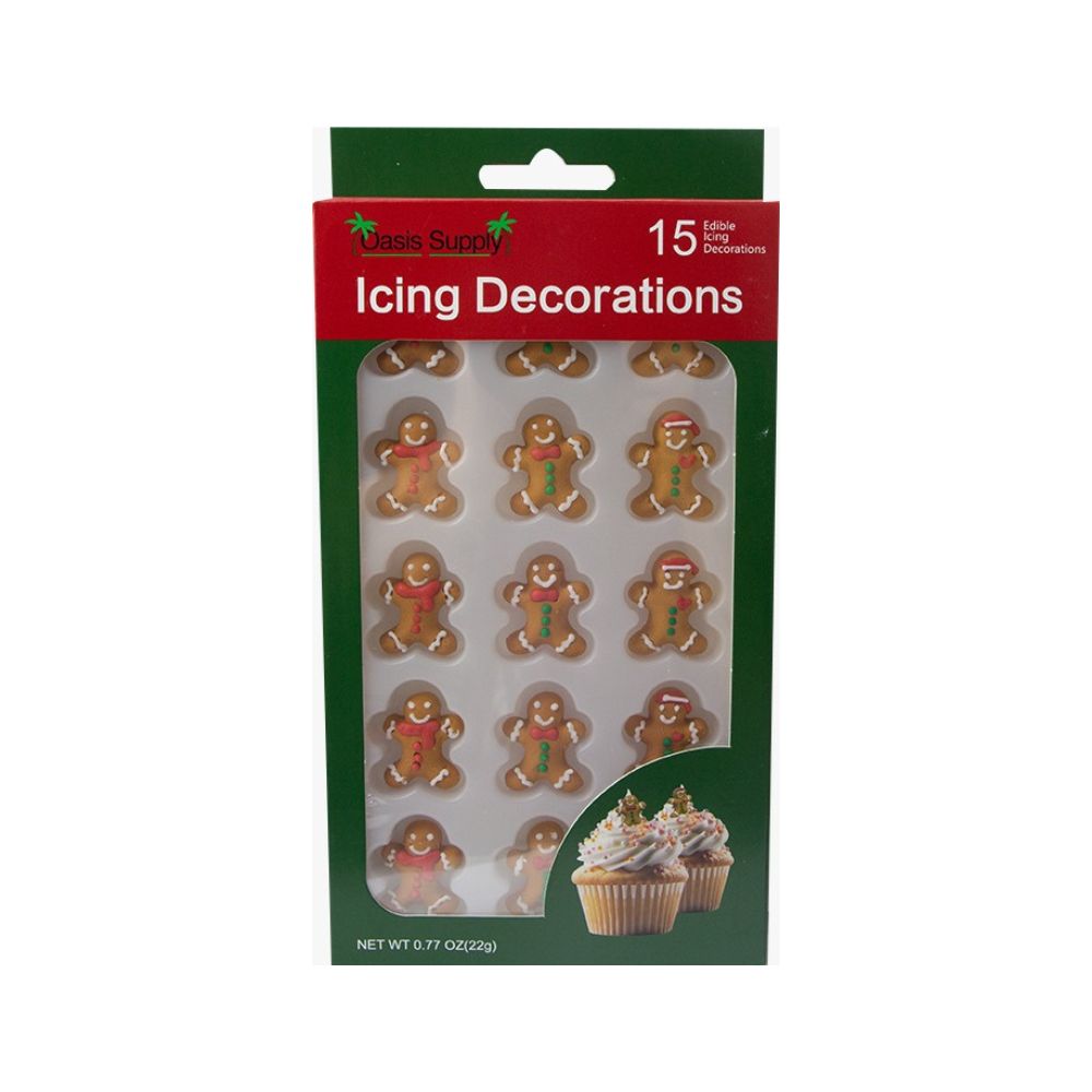 Decoraciones Comestibles de Pastel Hombre de Jengibre - 15 Contenido