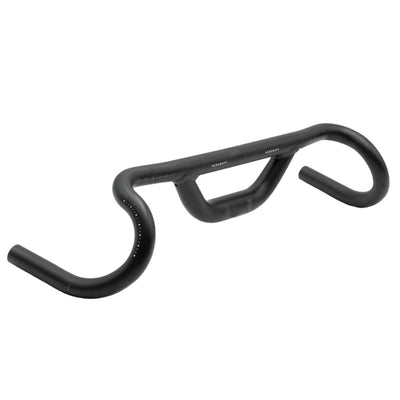 Redshift Sports Top Shelf Drop Bar - 50mm Rise, 25° Flare, 41cm Black