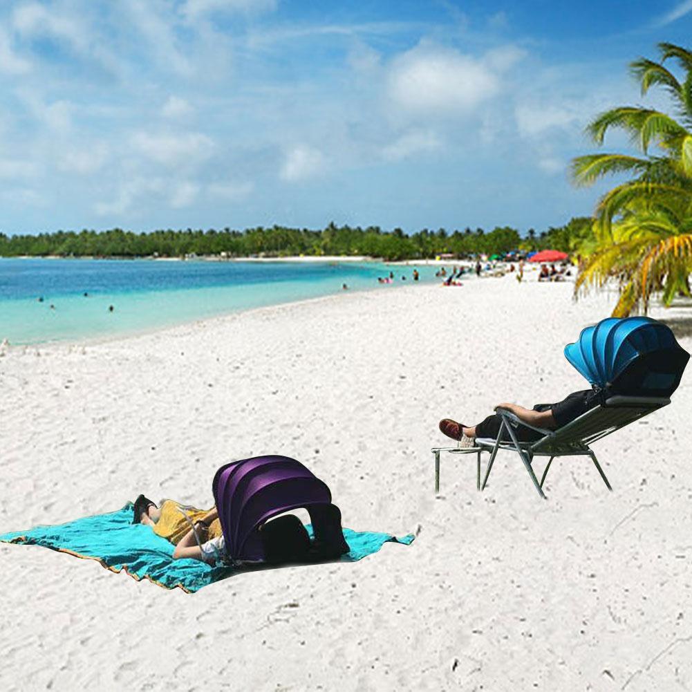 Portable Beach Sunshade Umbrella for Ultimate Outdoor Relaxation - Korvel