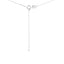 .73ct Pendentif en Rubis et Diamants en Or Blanc 10KT