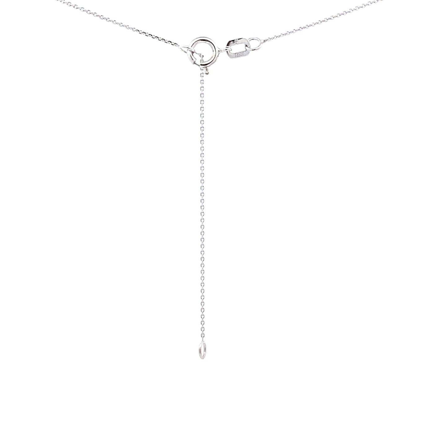 .73ct Pendentif en Rubis et Diamants en Or Blanc 10KT