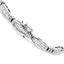 Bracelet en or blanc 14K avec diamants en barre et en maillons - 2,0 cttw